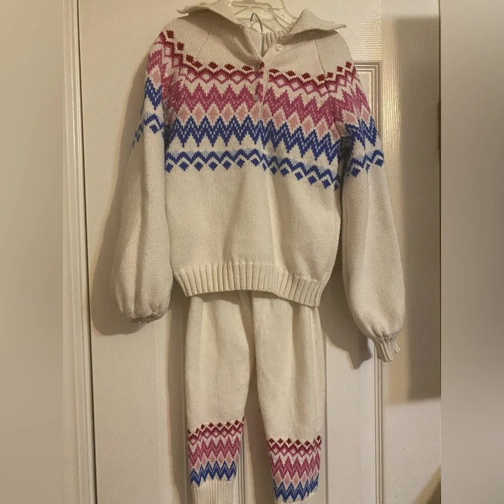 Janie and Jack Fair Isle Turtleneck Sweater Outfit